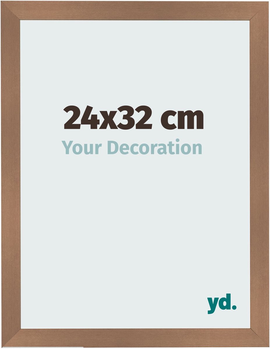 Your Decoration - Fotolijst 24x32 cm - MDF - Koper Decor - Bologna