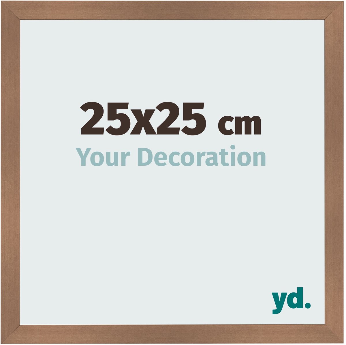 Your Decoration - Fotolijst 25x25 cm - MDF - Koper Decor - Bologna