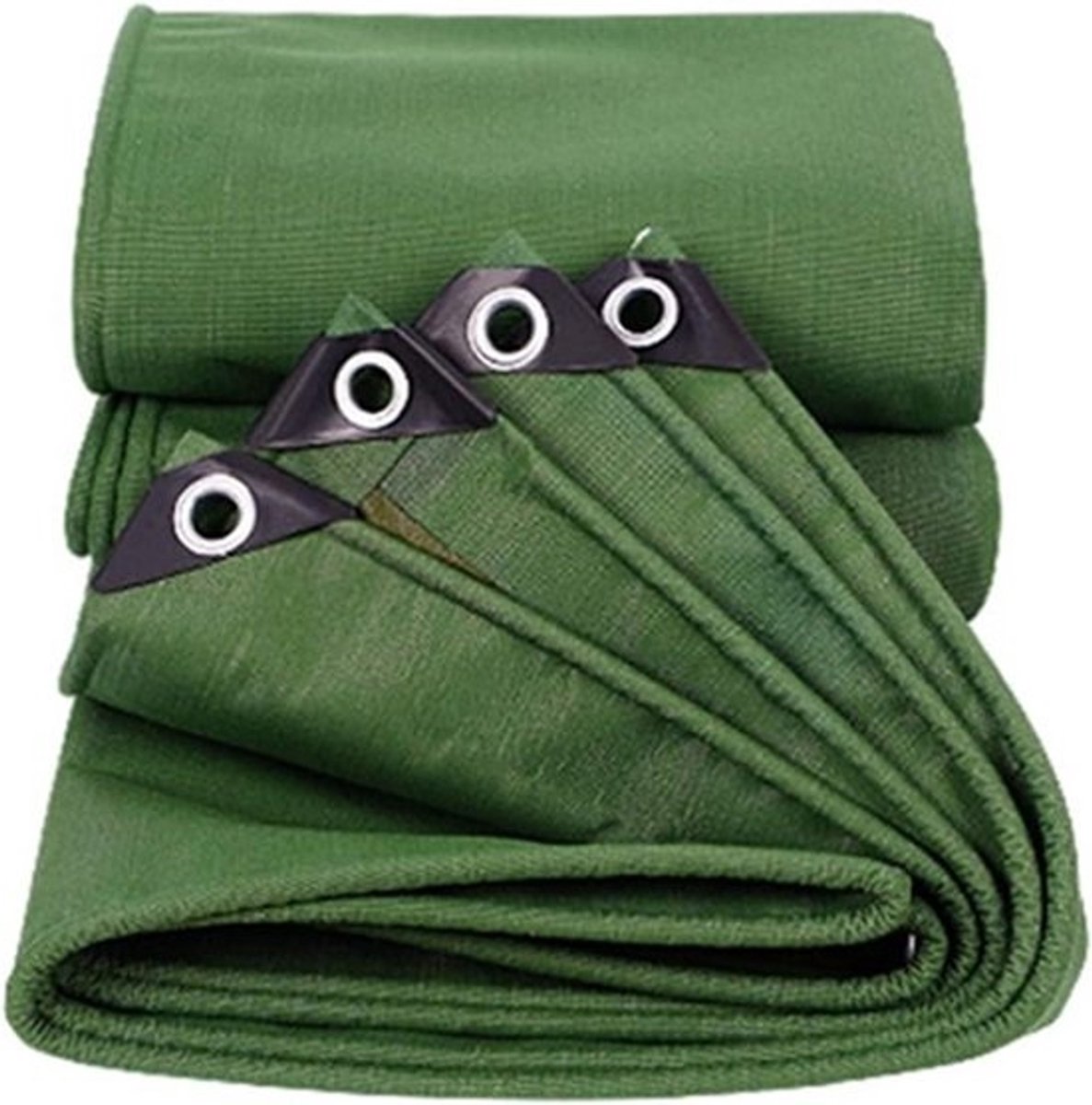 Afdekzeil Canvas - Grondzeil Luifeldoek - Bescherming Buiten - Verdikt Waterdicht Doek - 3x6m - Groen