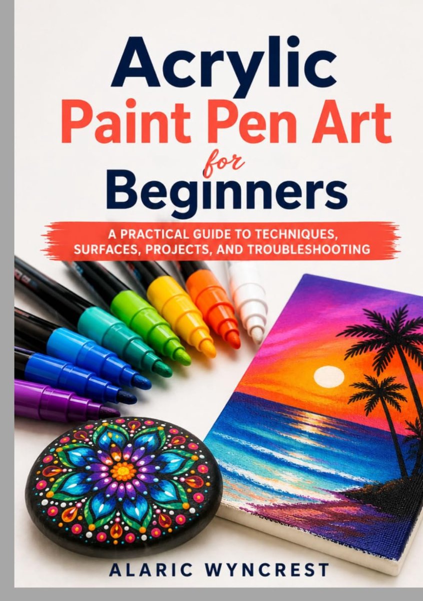 Acrylic Paint Pen Art for Beginners: A Practical Guide to Techniques, Surfaces, Projects, and Troubleshooting - ShopVlot