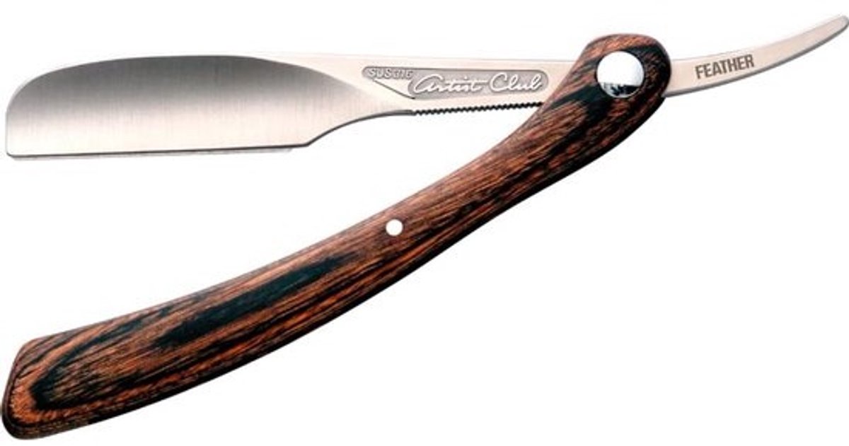 Feather = Artist Club DX scheermes, hout, uniek, standaard