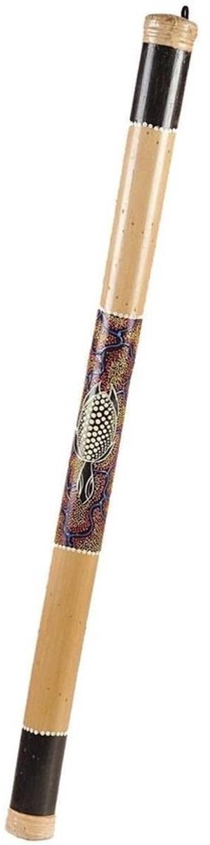 Grote Rainmaker Bamboe Regenstaaf 100cm - Percussie Ritme Instrument met Stippenpatroon