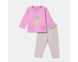 Woody pyjama baby meisjes - roze - aliens - 262-10-PLG-S/436 - maat 86
