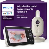 Philips Avent Video babyfoon – Tot 48 uur batterijduur - Nachtzicht en Witte Ruis - DEKRA-gecertificeerd - Zonder wifi - SCD861/26