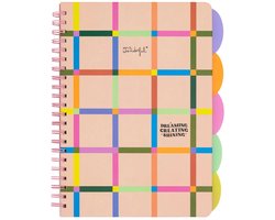 Mr Wonderful A4-notitieboek Met Tabbladen Dreamingcreatingshining Veelkleurig Kinderen