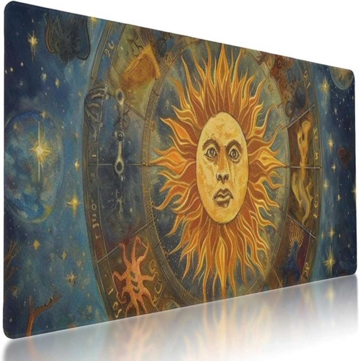 Bureauonderlegger - Muismat bureau - Werk en gaming - XL formaat antislip - 89x43 cm - Meerkleurig