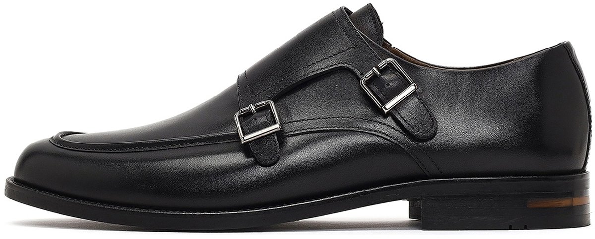 DERIMOD Double Monk Strap Schoenen Leren Double Monk Strap Schoenen
