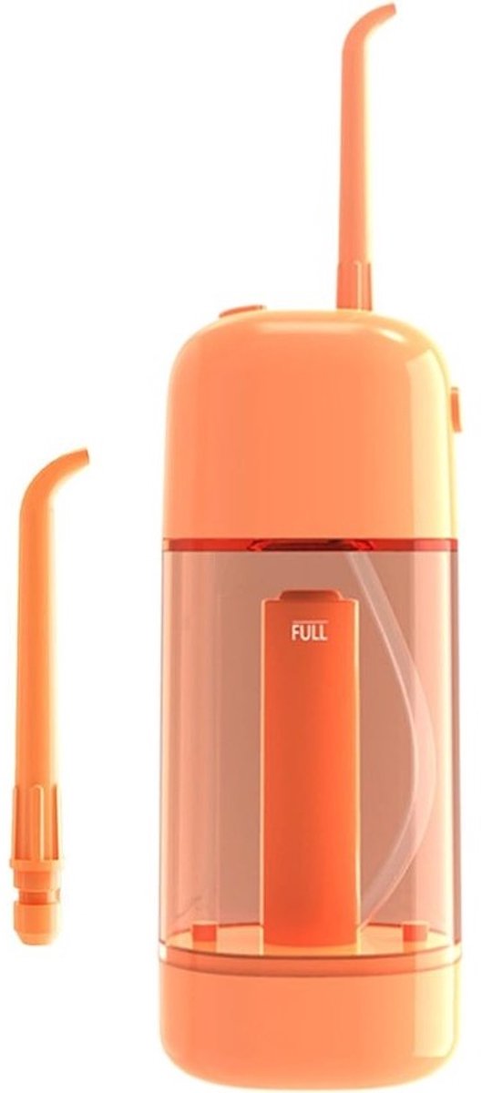 Tandwaterflosser - Monddouche - Mondhygiëne Verbeteren - 360 graden mondstuk - 90 ml tank - Wit