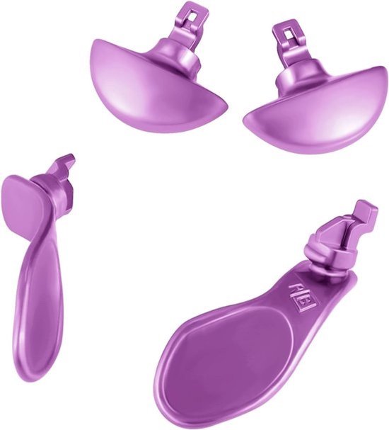 Controller Peddels - Achterknoppen Vervanging - Gaming Prestaties - Duurzaam Metaal - 4x1x0.5 cm - Roze — afbeelding 3