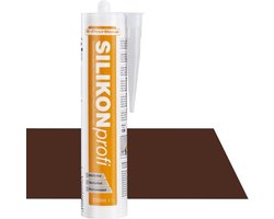 Siliconen Kit - Afdichtmiddel Kit - Sanitair Keuken - MEKO Vrij - 310 ml - Mahoniebruin