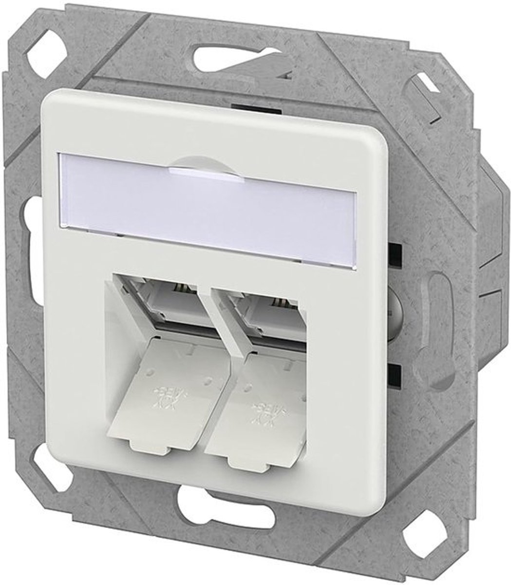 Netwerk Doos - RJ45 Aansluiting - Data Overdracht - PoE Tot 90W - 2 Poorts - Verkeerswit