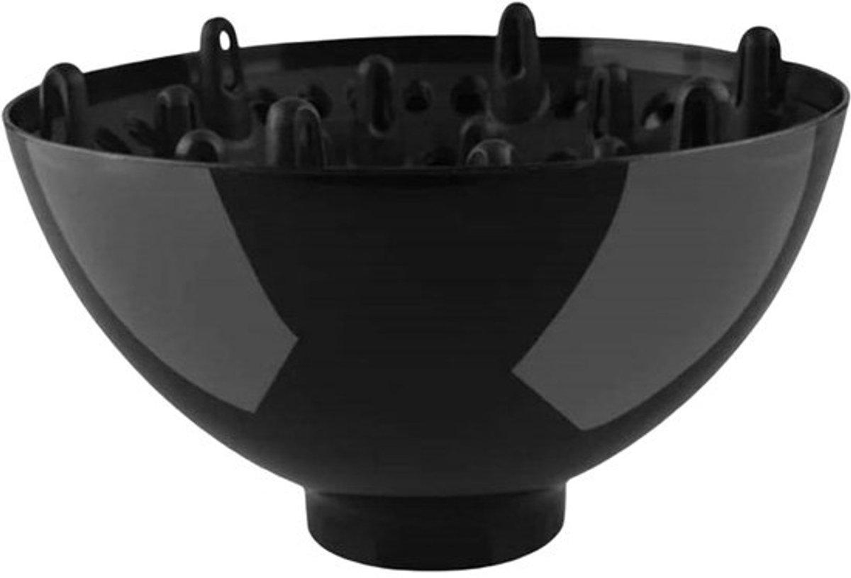 Diffuser Föhn Opzetstuk - Haardroger Kop Krullend Haar - Krullen Stylen - Verstelbare Pasvorm - 1.4-2.6 Inch - Zwart
