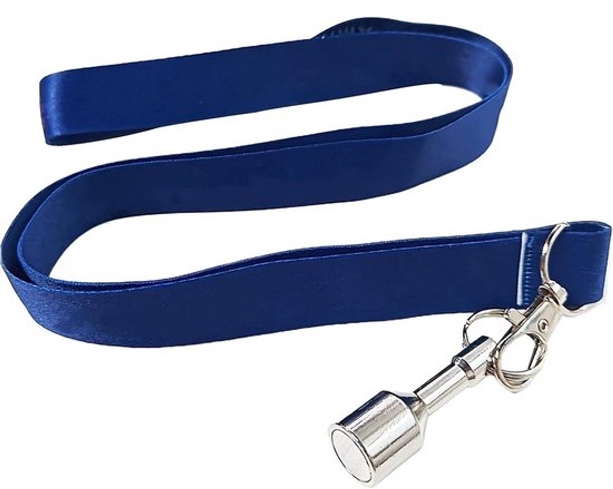 Jeu de boules picker - Balvanger Touw - Gazon Spellen - Sterke Magneet Grip - 64 g - Blauw