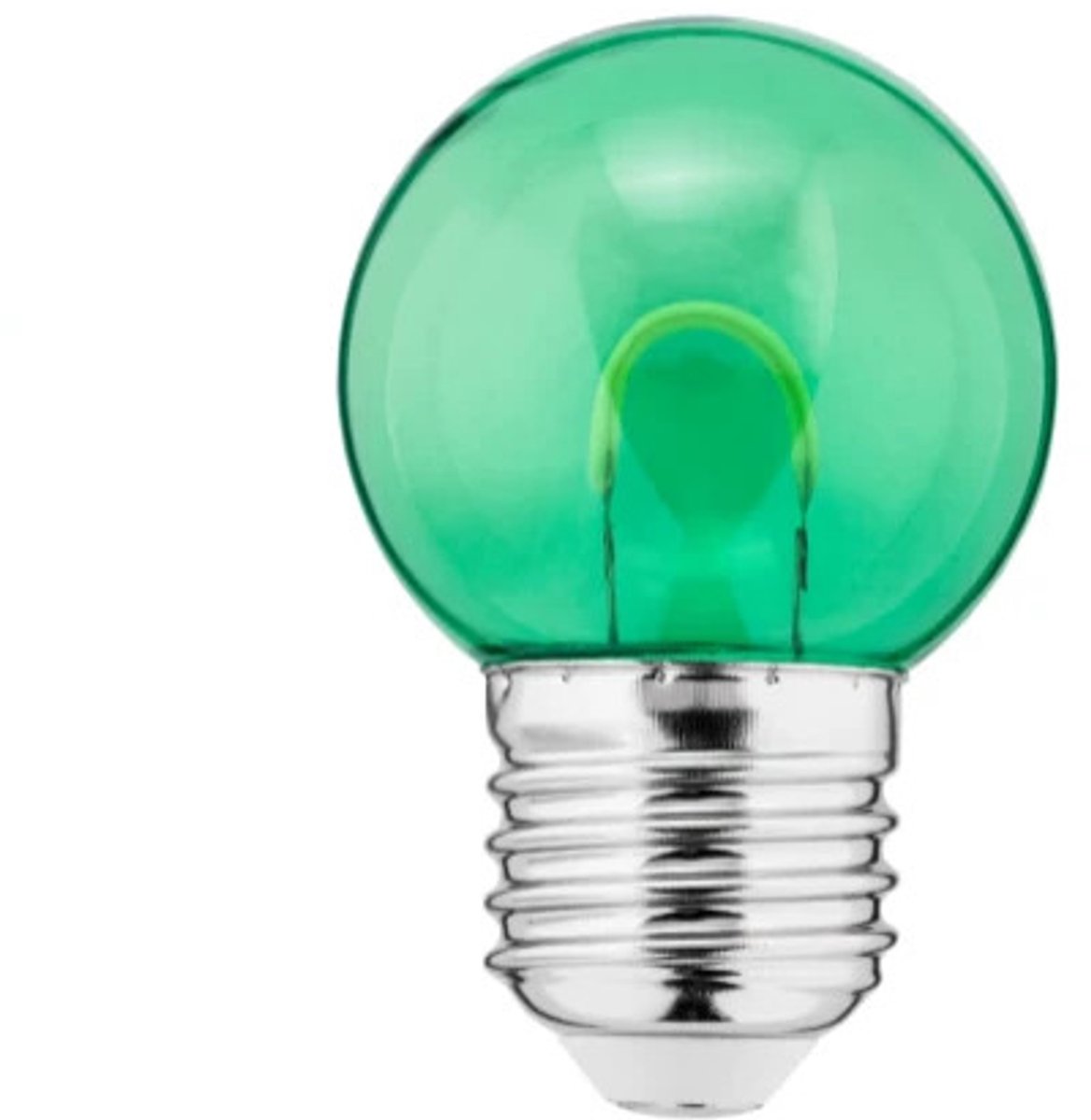 Thorgeon E27 LED Kogellamp | 1W 220/240V Groen | 180°