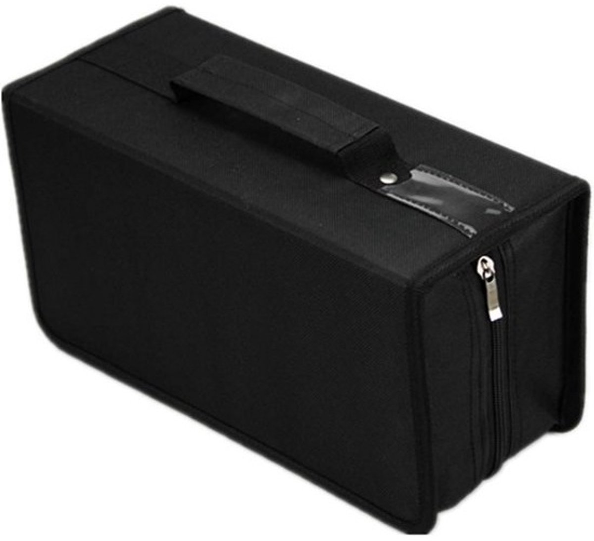 CD/DVD Opbergdoos Organizer met 168 Capaciteit - Zwart