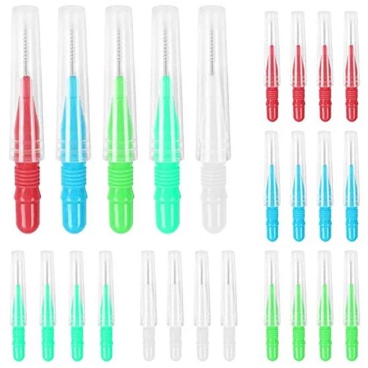 25 Stuks Interdentale Borstels voor Optimale Tandhygiëne – Zachte en Flexibele Tandreinigers
