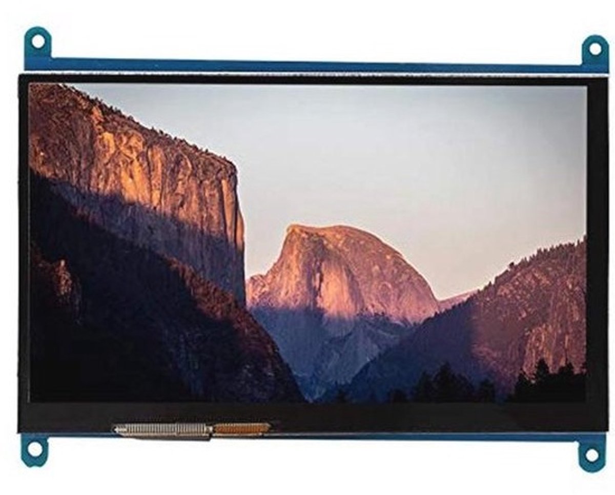 Touchscreen Minitor, draagbare monitor 7-inch LCD-HDMI 1024x600 Ultra HD-scherm Capacitieve gamingmonitor voor