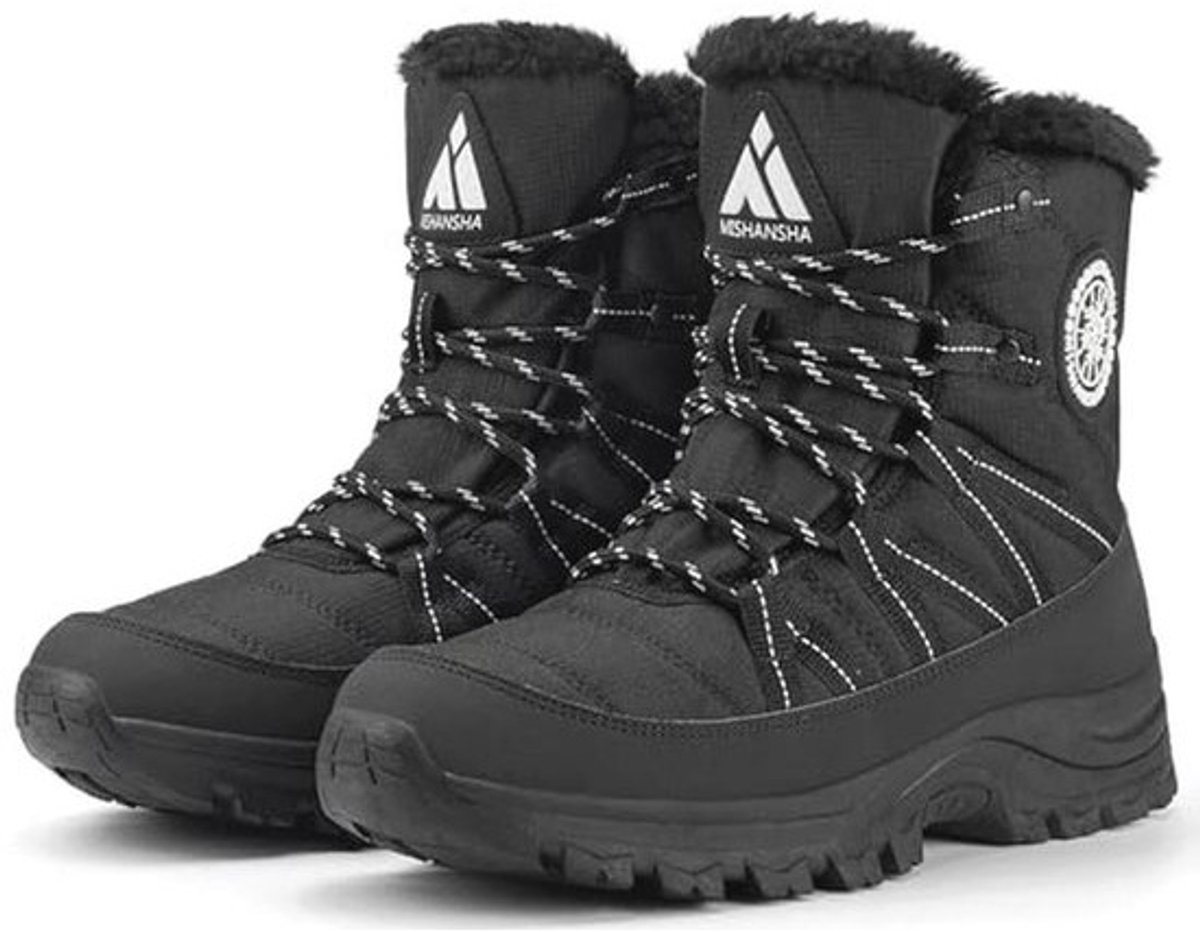 Dames Winterlaarzen, Gevoerde Sneeuwboots, Warme Outdoor Winterlaarzen, Maat 36-42