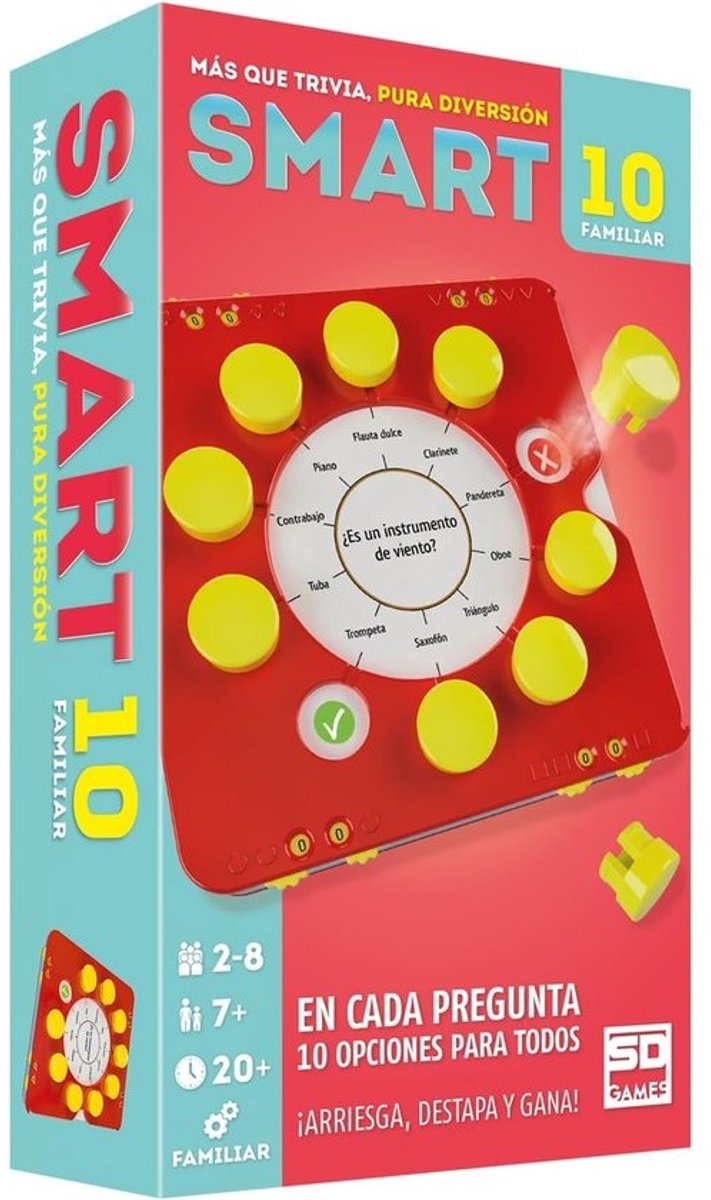 Familiespel - Quizspel - Gezellig avondje - Alle spelers antwoorden - 25x25x6 cm - Meerkleurig