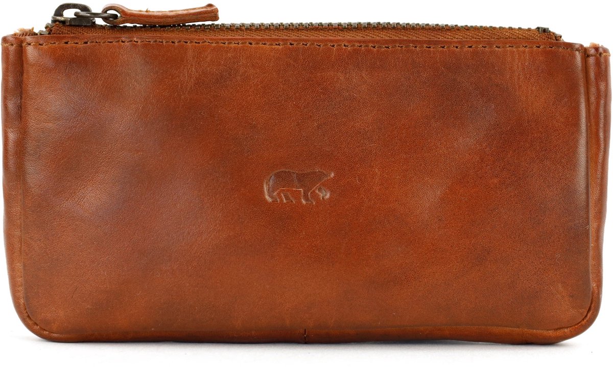 Bear Design Leren Sleuteletui XL