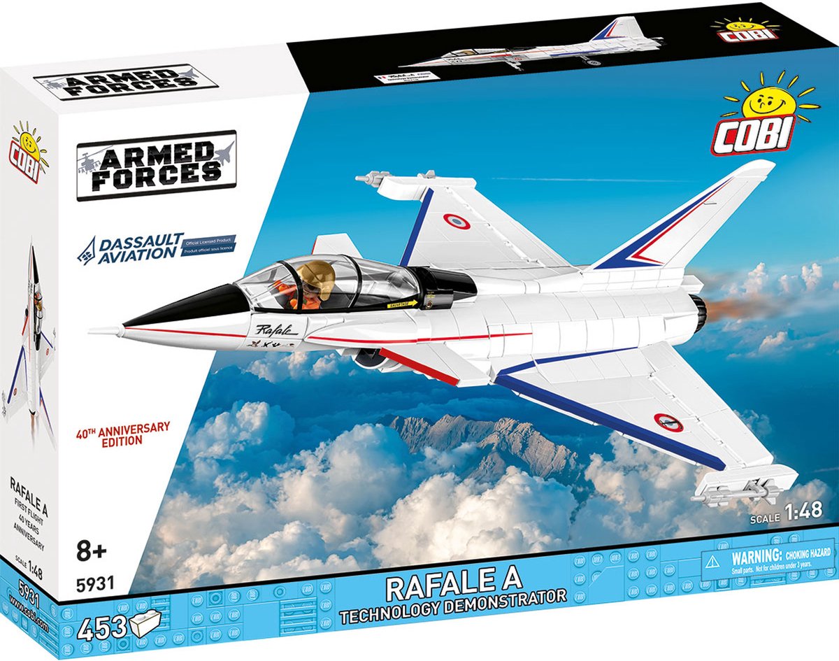 Cobi-bouwset Rafale A Technology Demonstrator, 453 onderdelen, 5931