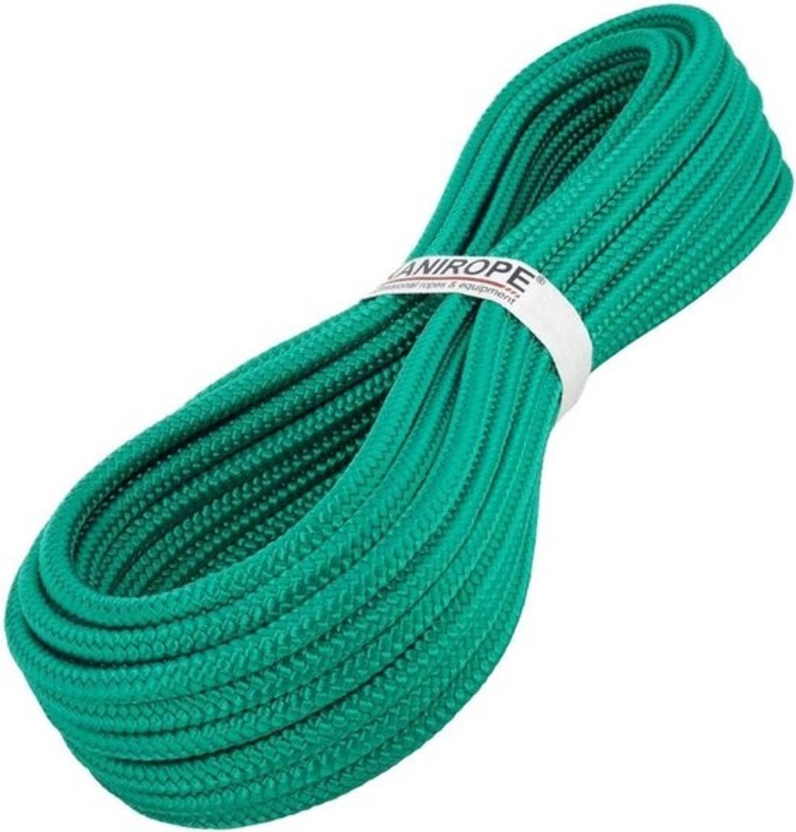 PP touw - Polypropyleen koord - Bevestigen en knopen - 16x gevlochten constructie - 10mm 20 meter - Groen