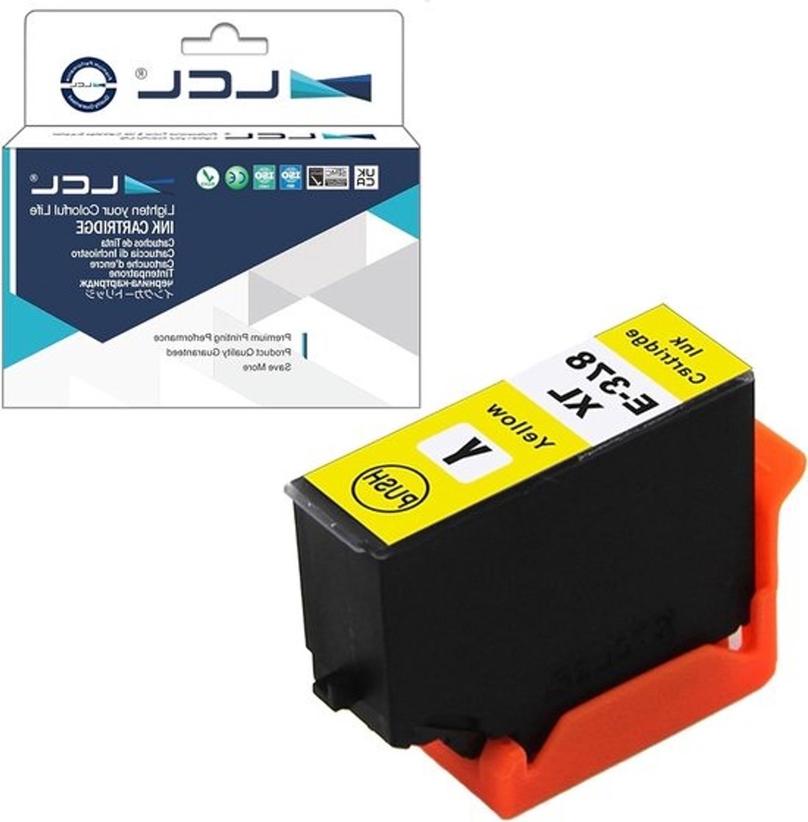 Compatibele Inktcartridge - Vervangende Cartridge - Foto's Printen - Grote Capaciteit - 13.2 ML - Geel