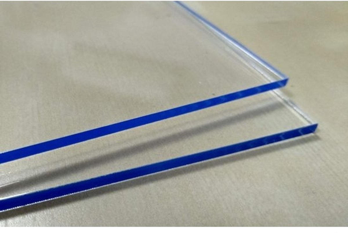 Acryl platen - Plexiglas platen - Doe-het-zelf - 8 mm dik - 10 x 10 cm - Transparant