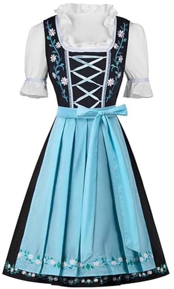 Dirndl-jurk voor dames - Oktoberfest en Halloween kostuum