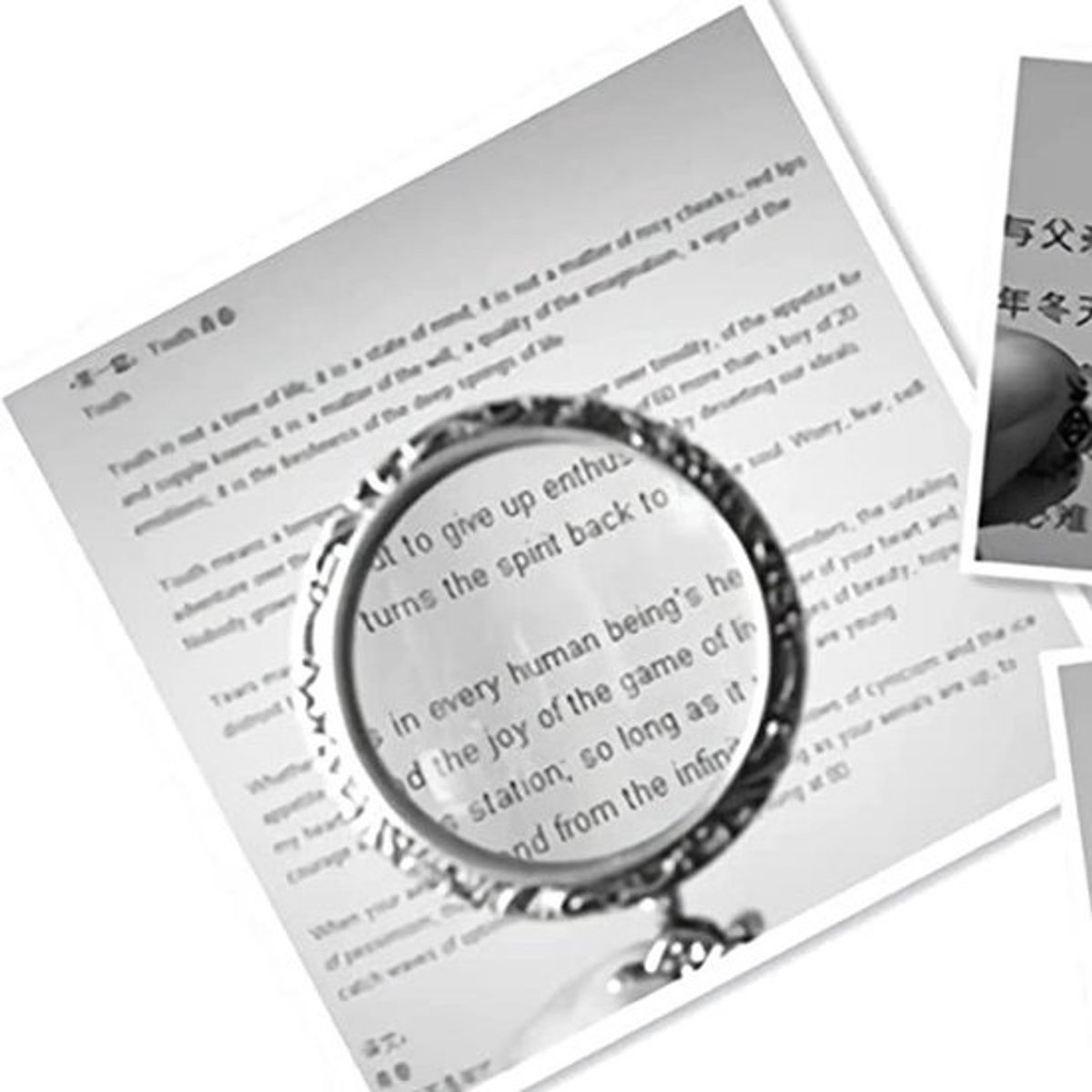 Vergrootglas 10X Hangertje met Ketting - Draagbare Leesloep voor Sieraden, Postzegels en Hobby's