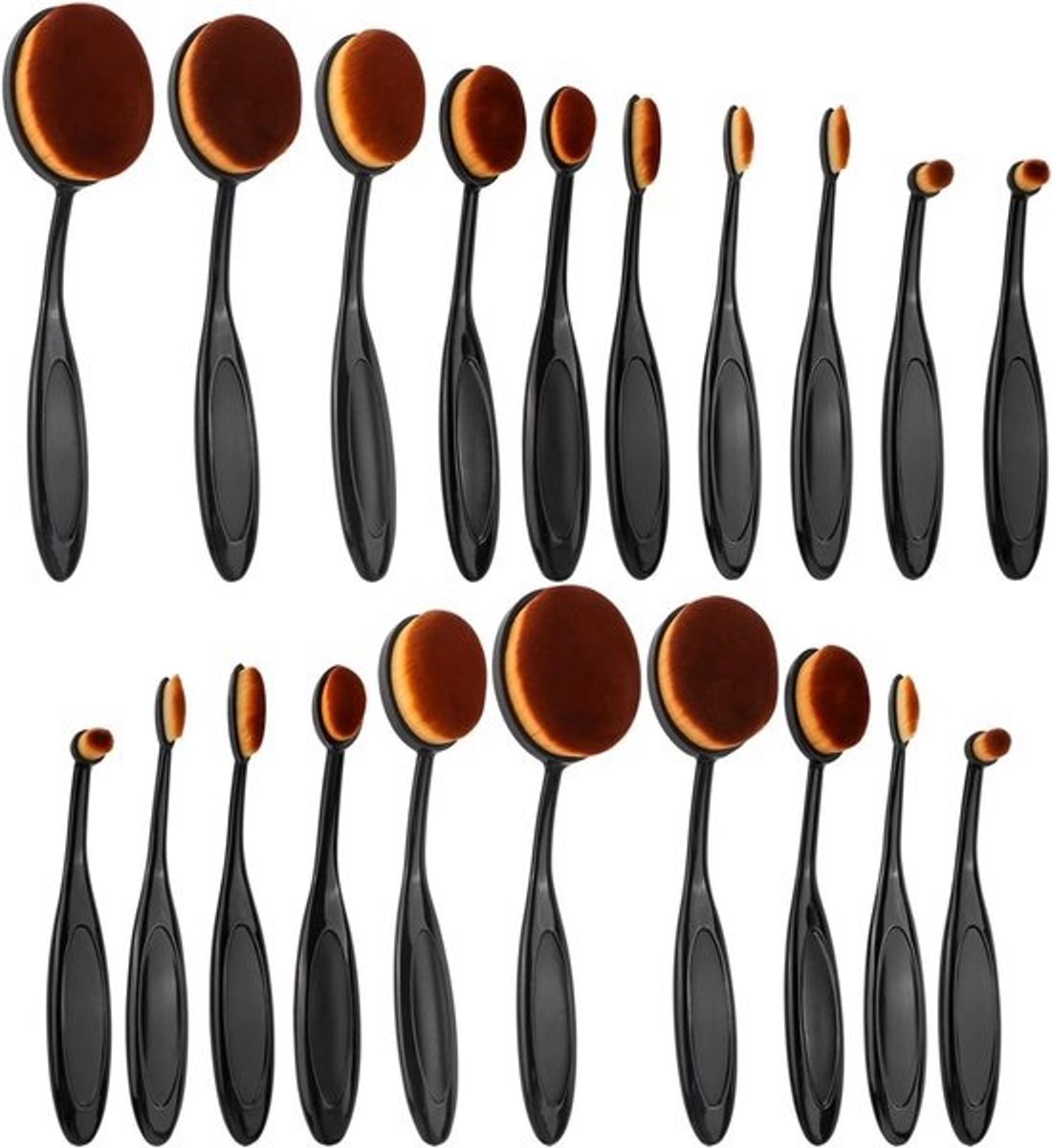 20 Stuks Inkt Mengkwasten Set voor Scrapbooking, Stencil en Kaarten Maken