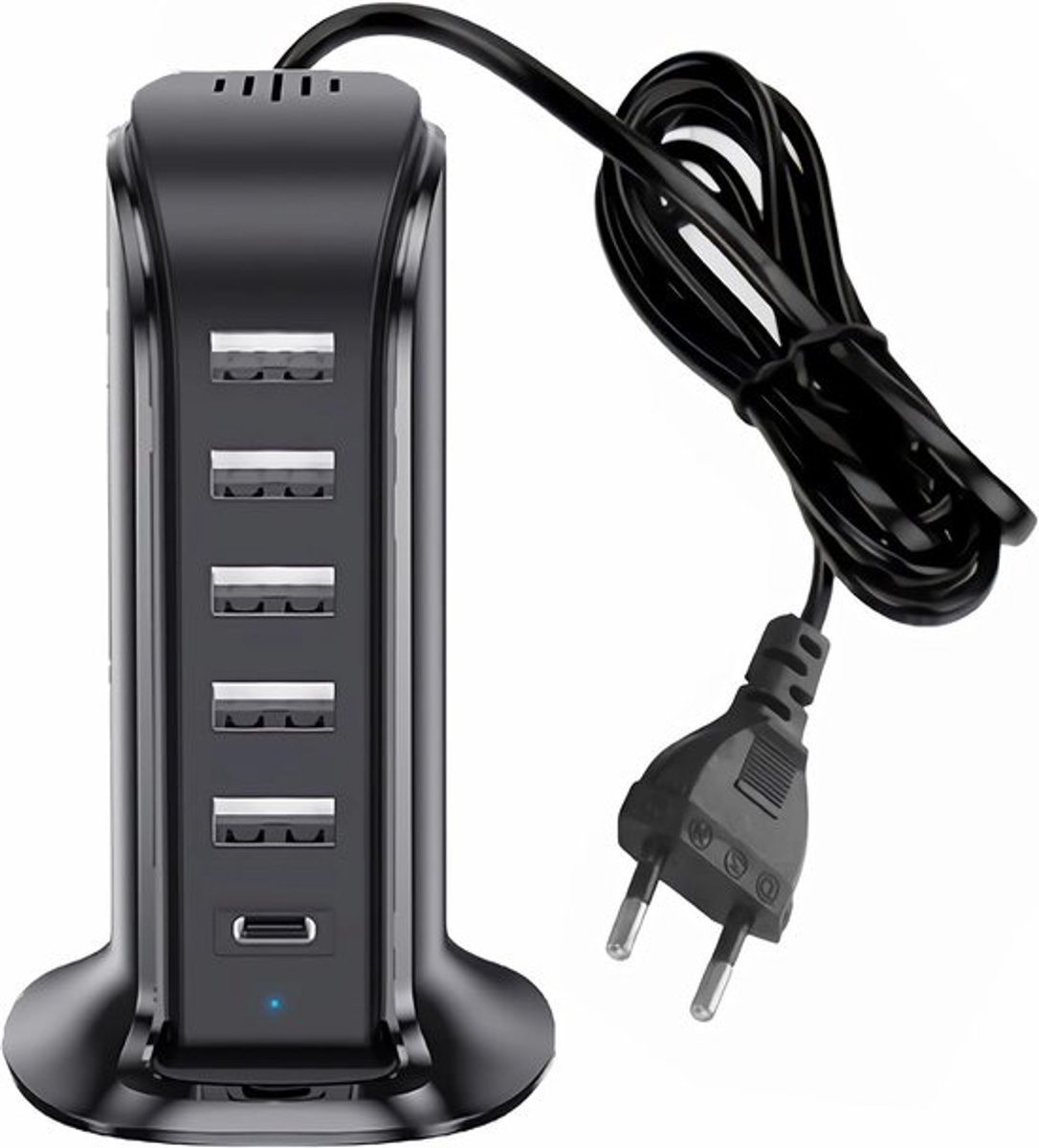 6-poorts USB-opladerstation - 30W 5V - gelijktijdig opladen