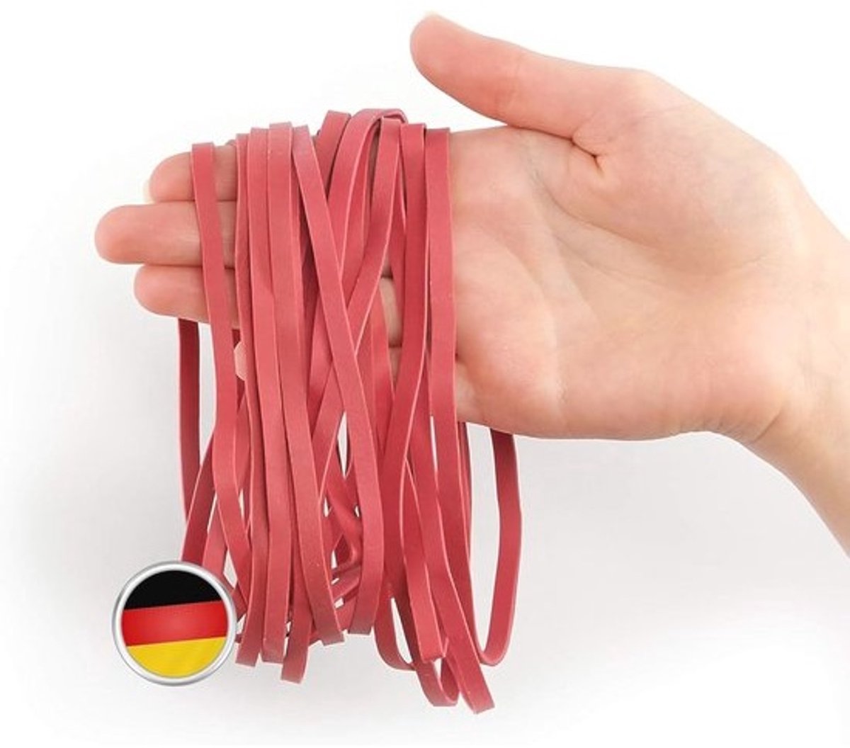 Rubberen Banden – Elastische Ringen 5 mm voor Huishouden en Kantoor – Duurzaam en Herbruikbaar (100 Stuks)