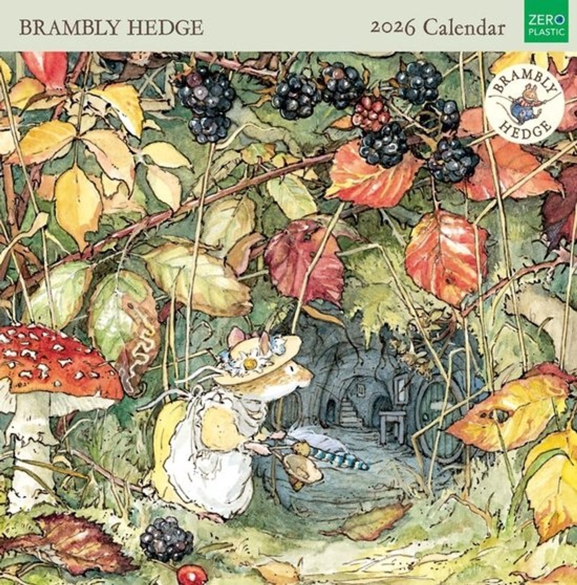 Muurkalender 2026 Weekplanner Maandoverzicht met Illustraties - Familiekalender en Organiser