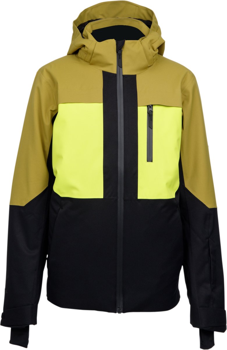 Brunotti Casany Skijas Jongens – Ski Jas Wintersport Ademend Waterdicht Recco Skipashouder Dark Moss