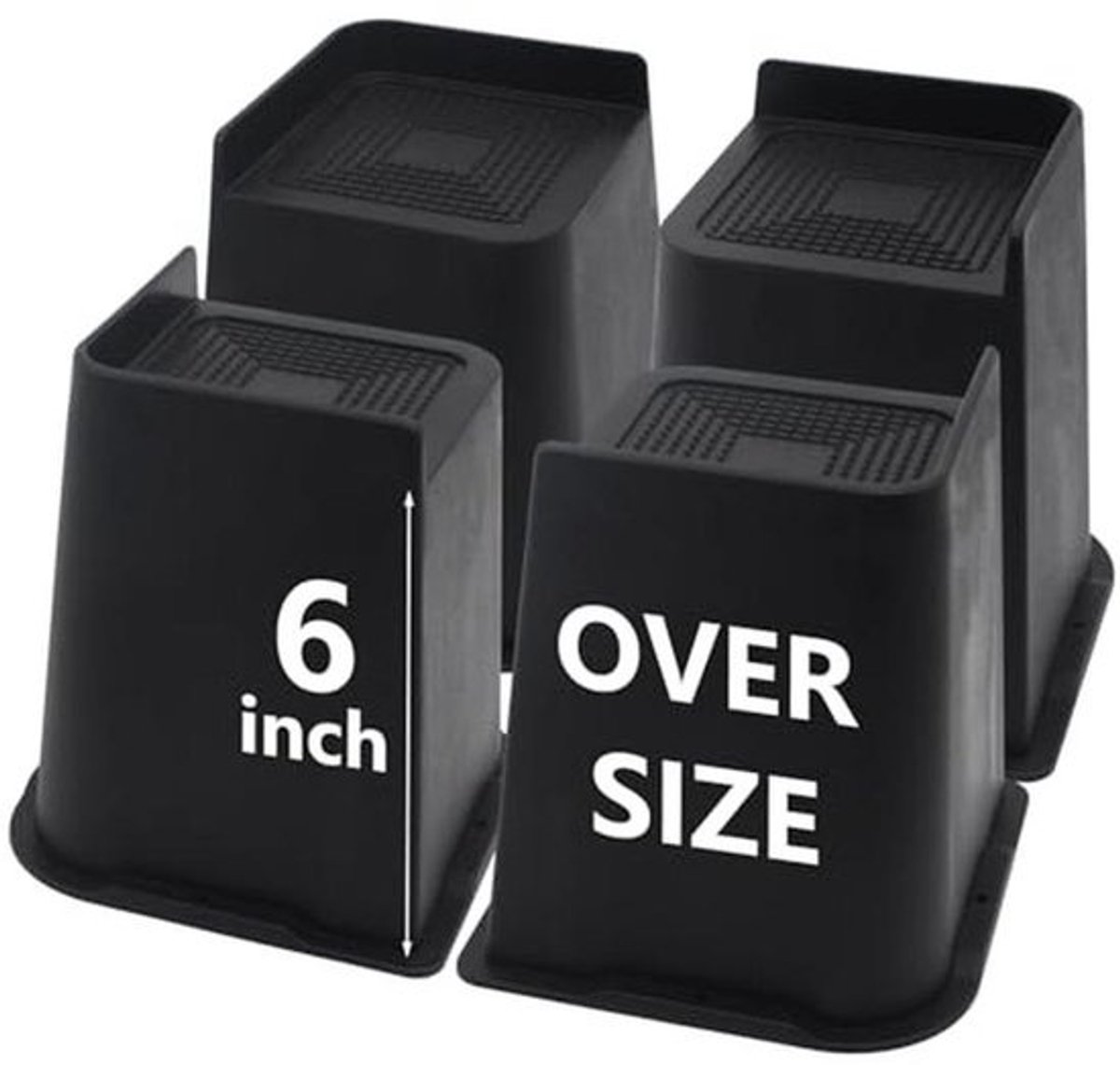 Extra grote bedverhogers 6 inch - meubelverhogers voor tafel, sofa, stoel en bureau