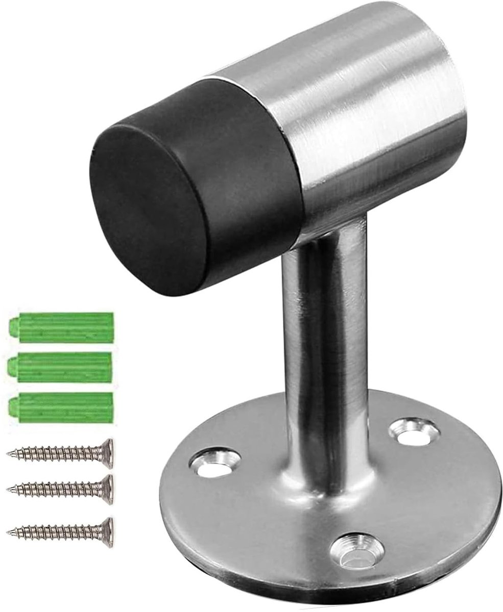 Deurstopper Vloermodel - RVS - Geschikt voor massieve deuren - 50x50x75 mm