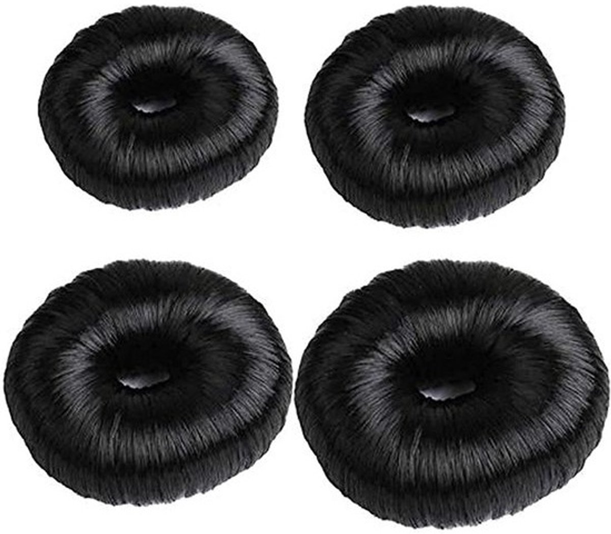 Donut Haar Bun Maker - Haar Bun Shaper - Haar Stijlen - 4 Verschillende Maten - 2 tot 3.3 inch