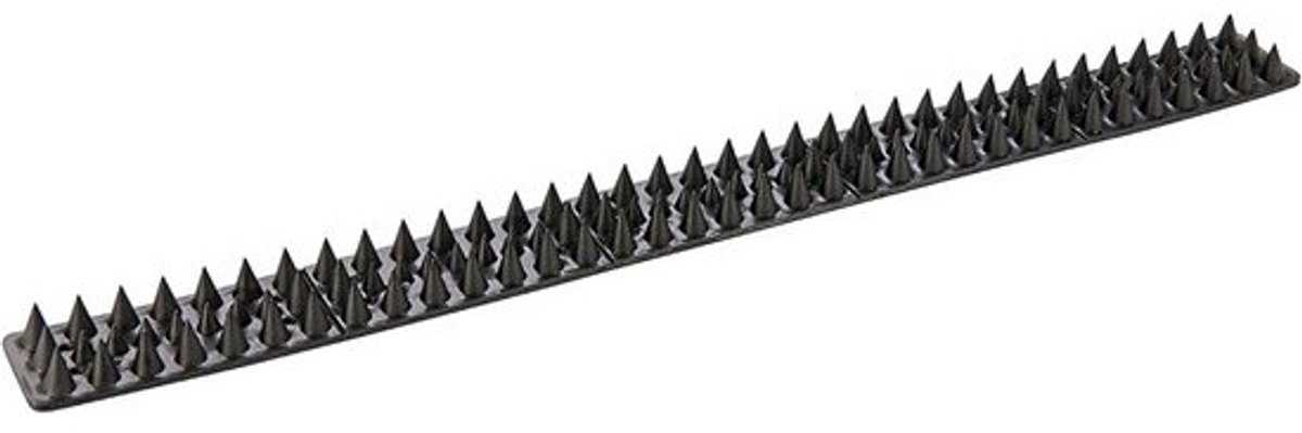 Anti-Klim Spikes voor Schutting, Muur en Vensterbank (8 Stuks, 490 mm) - Deterrent voor Katten en Vogels