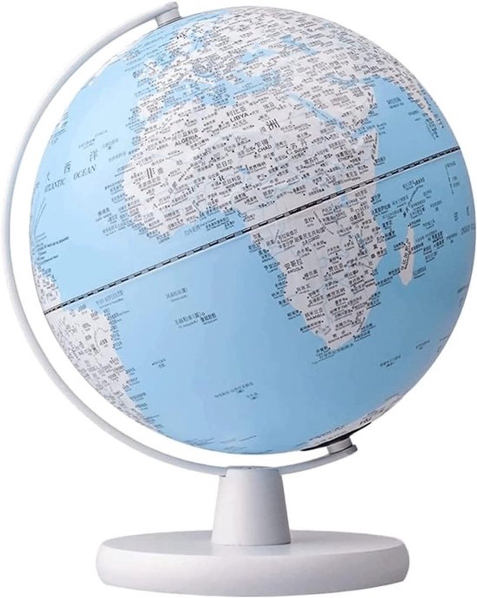 Educatieve Wereldbol - Aardrijkskunde Leerhulpmiddel - School Klas Leren - HD Kaartdetails - 20cm Doorsnede