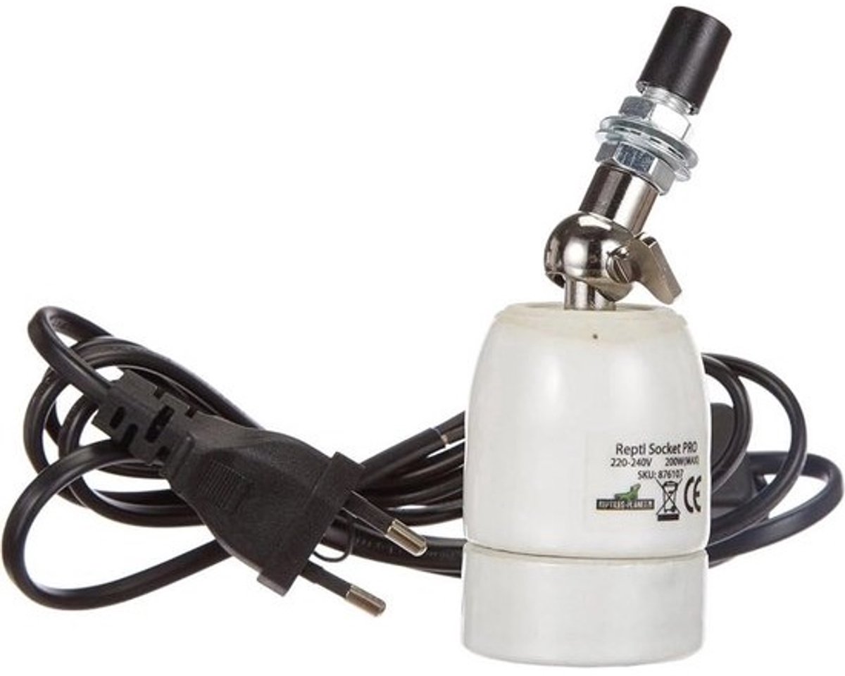 E27 fitting Repti Socket Pro lamp voor terraria