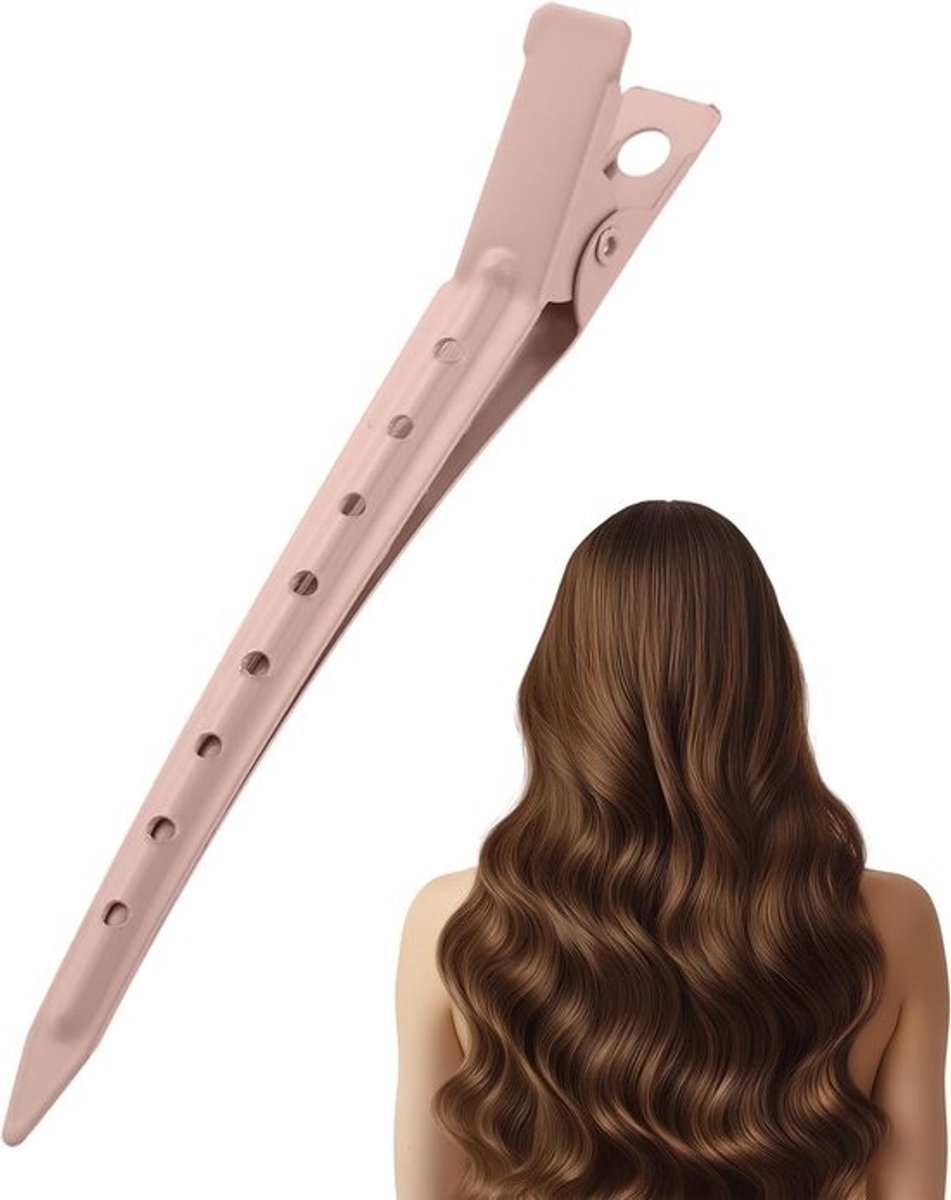 Eendensnavel Haarklemmen - Volume Spelden - Haar Styling - Gladde Curves No-Pull - 9 cm Lengte - Zwart