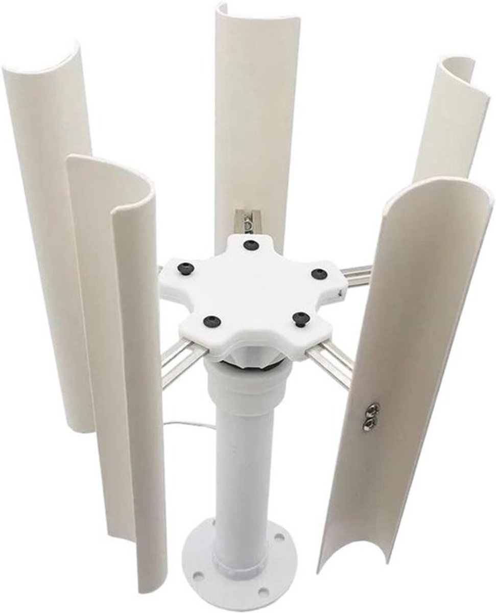 Wind Generator - Energie Opwekker - Off-Grid Stroom - Vijf-bladige Rotor - 245mm Rotatiediameter