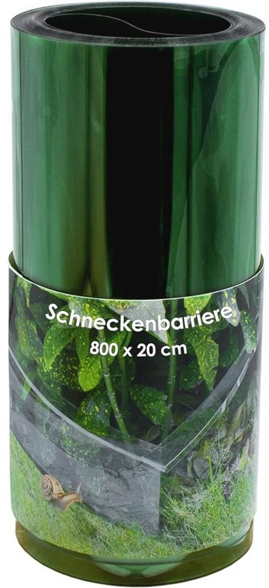 Dubbele Vouw Slakkenbarrière - 800 x 20 cm - Flexibel Slakkenhek voor Plantenbescherming