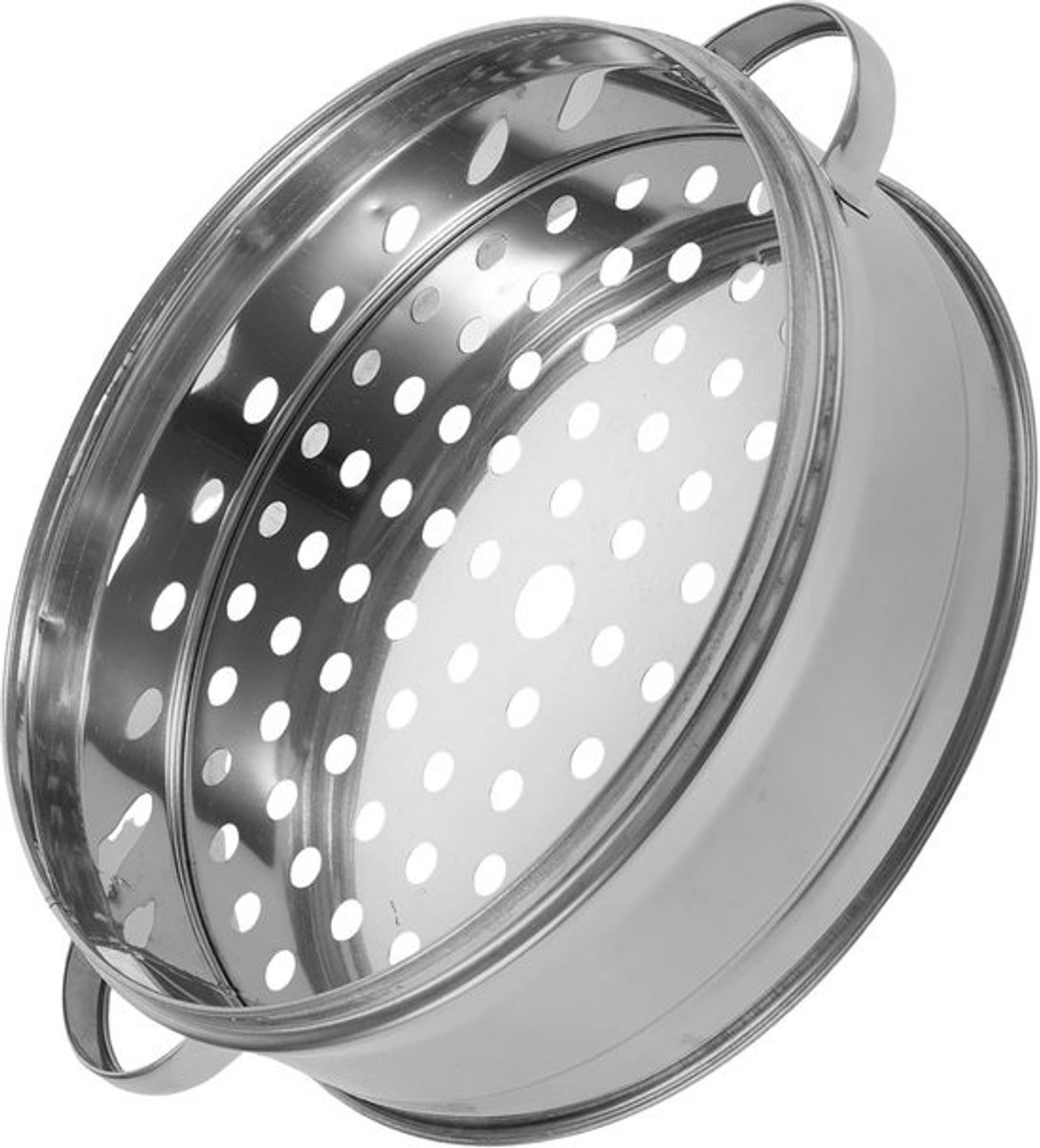 Stoommand RVS - Stoominrichting Keuken - Gezond Koken - Verstevigd Ontwerp - 28 cm Breed - Zilverkleurig