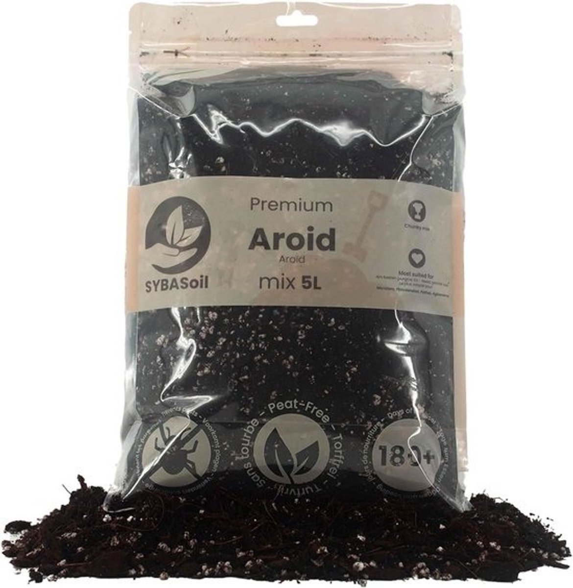 Voedzame Aroid Potgrond Mix - 2,5 Liter voor Monstera en Exotische Planten