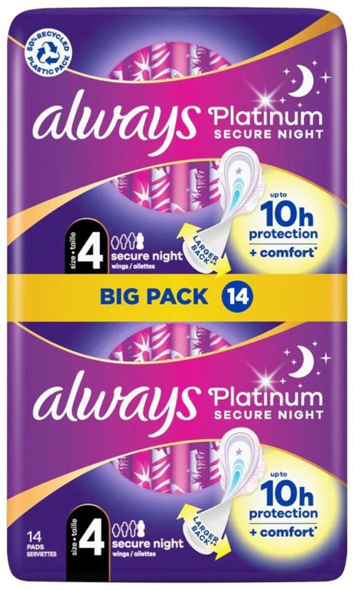 Always Ultra Maandverband 14 St secure night
