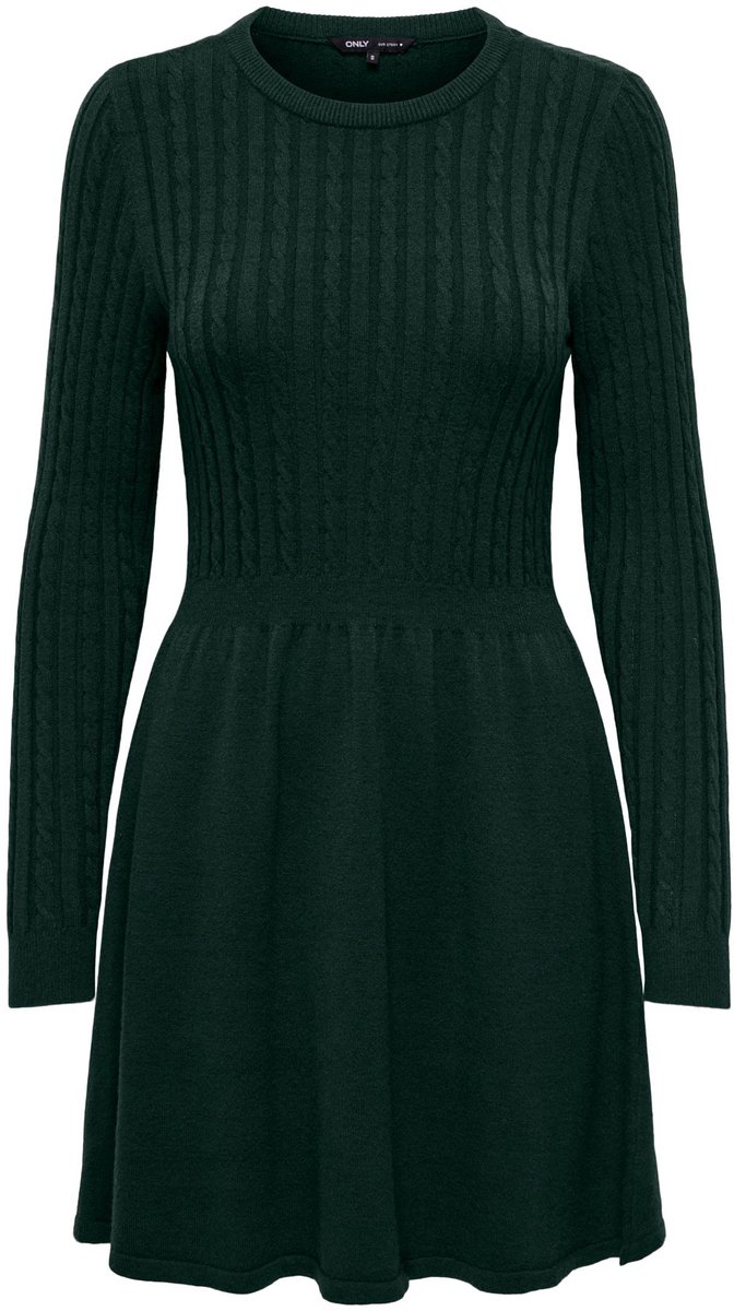 ONLY - ONLFIA LS CABLE DRESS KNT NOOS - Dames - Mini jurken