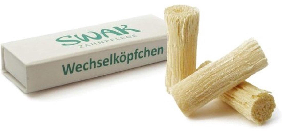 Verwisselbare Poetskoppen voor Natuurlijke Tandenborstel, 3 Stuks