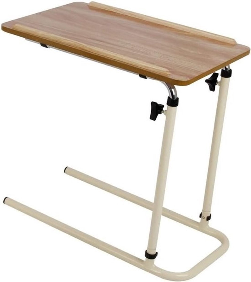 Overbedtafel Instelbaar - Verstelbare Tafel voor Bed en Stoel, Handig Werkblad tot 10 kg, Eenvoudig te Monteren voor Thuis en Zorg
